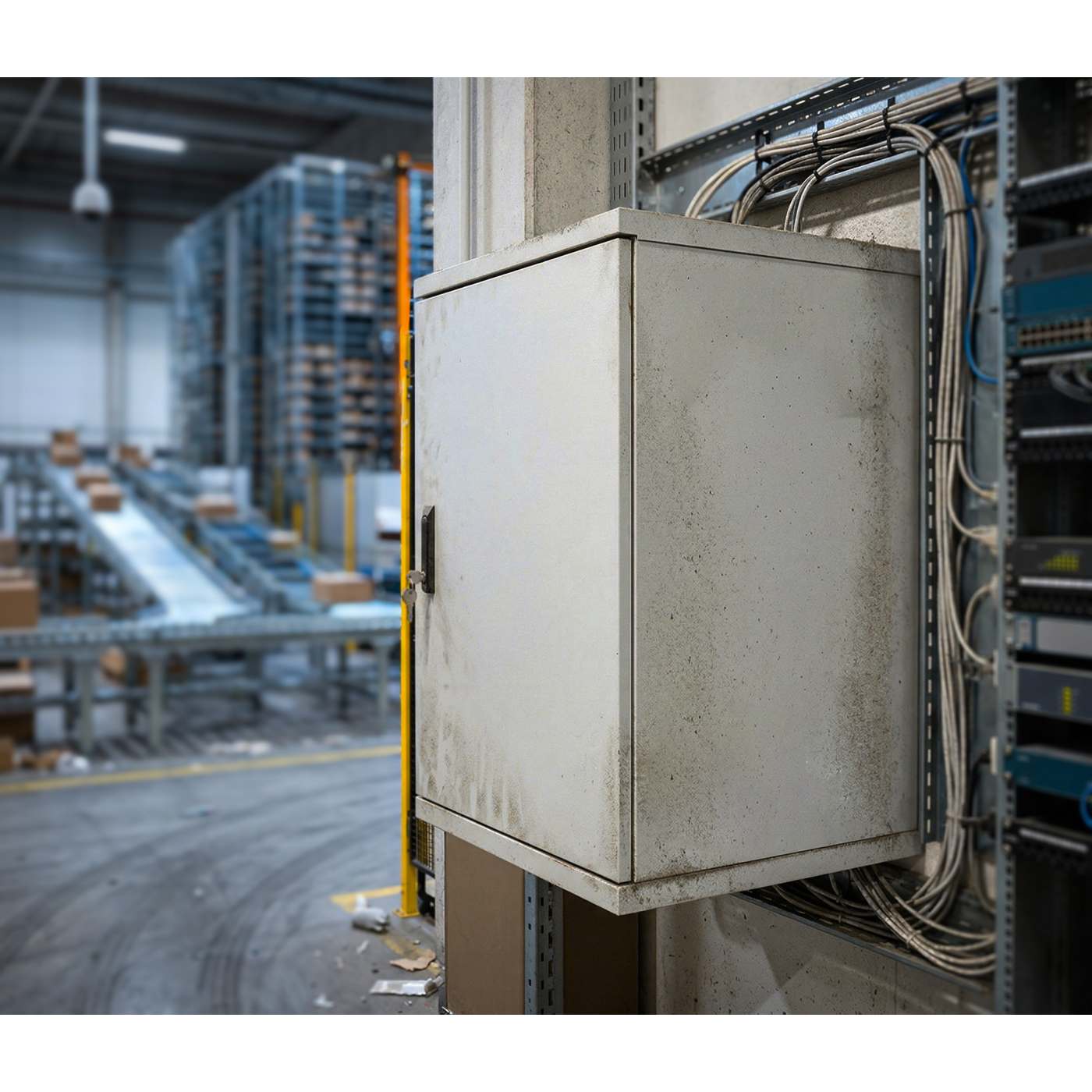 Industrieller IP55 19" Wandverteiler mit integrierten Lüftern, 18 HE Image 11