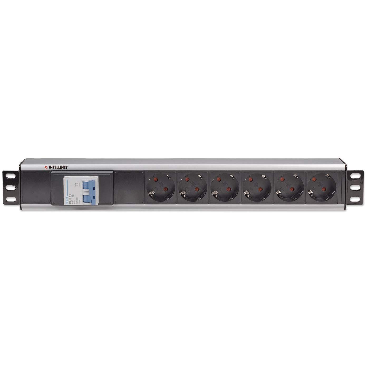 19" 6-fach Steckdosenleiste, Schutzkontakt Image 4