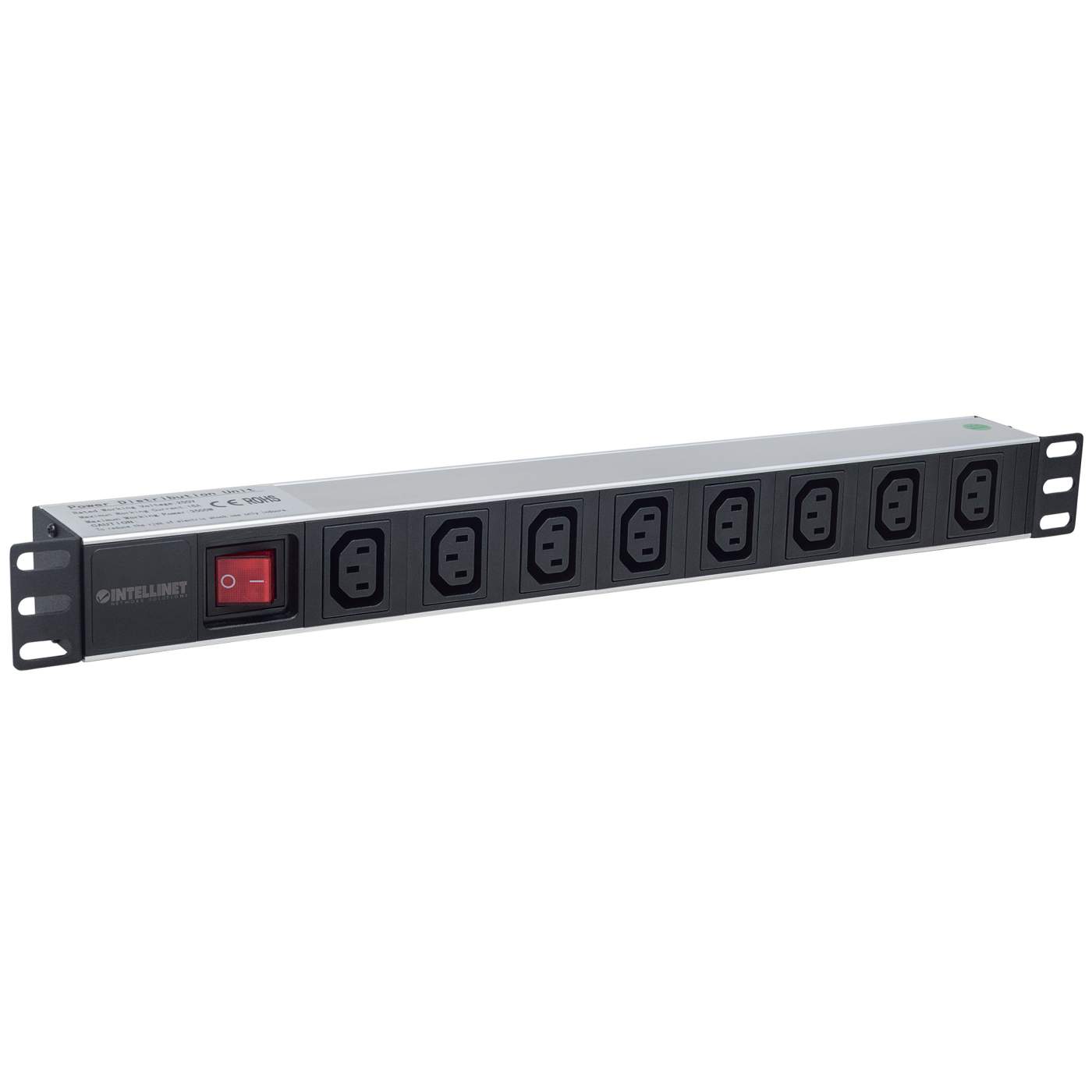 19" 8-fach Steckdosenleiste mit C13-Kaltgerätesteckdosen Image 3