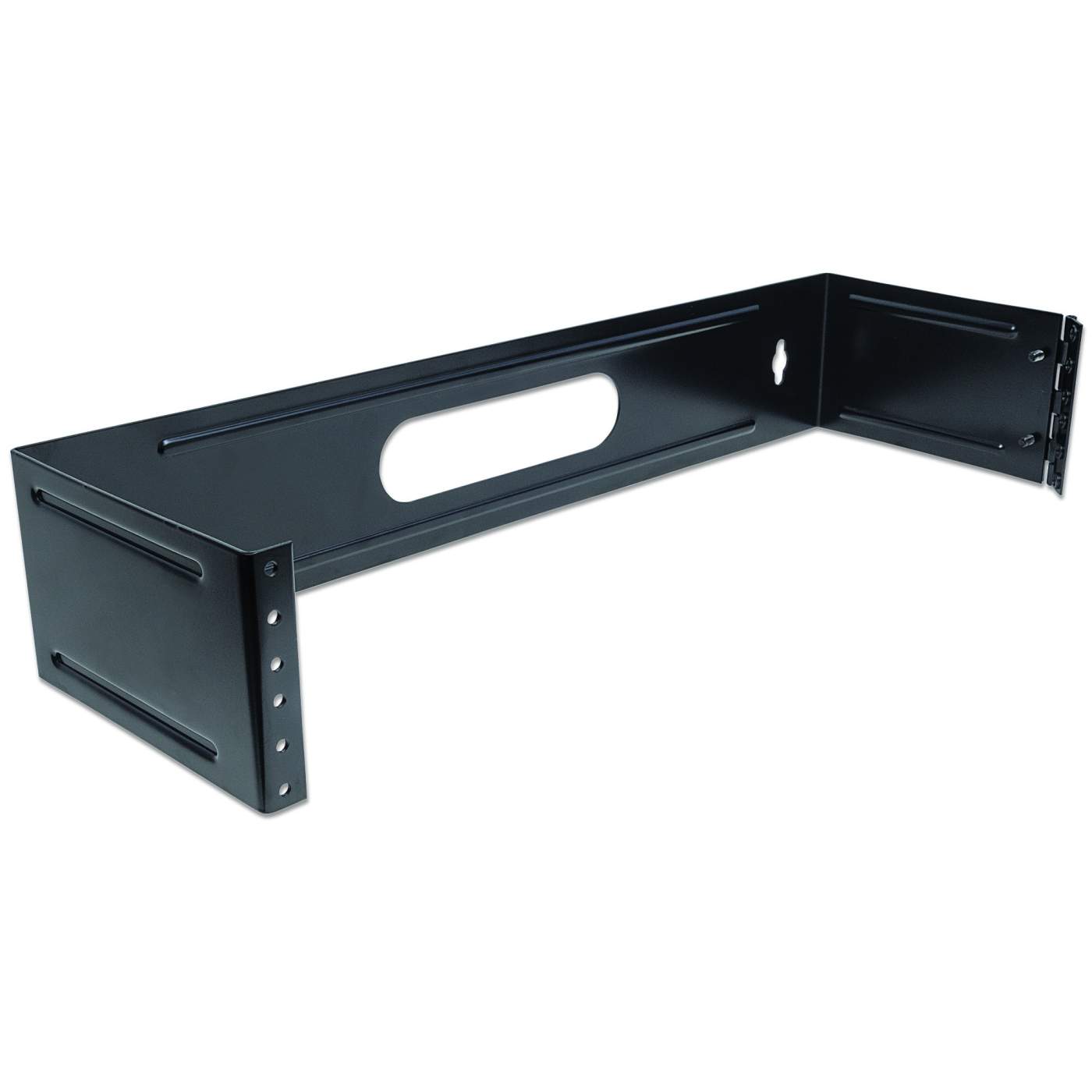 Aufklappbare 19" Wandbefestigung, 2 HE Image 2