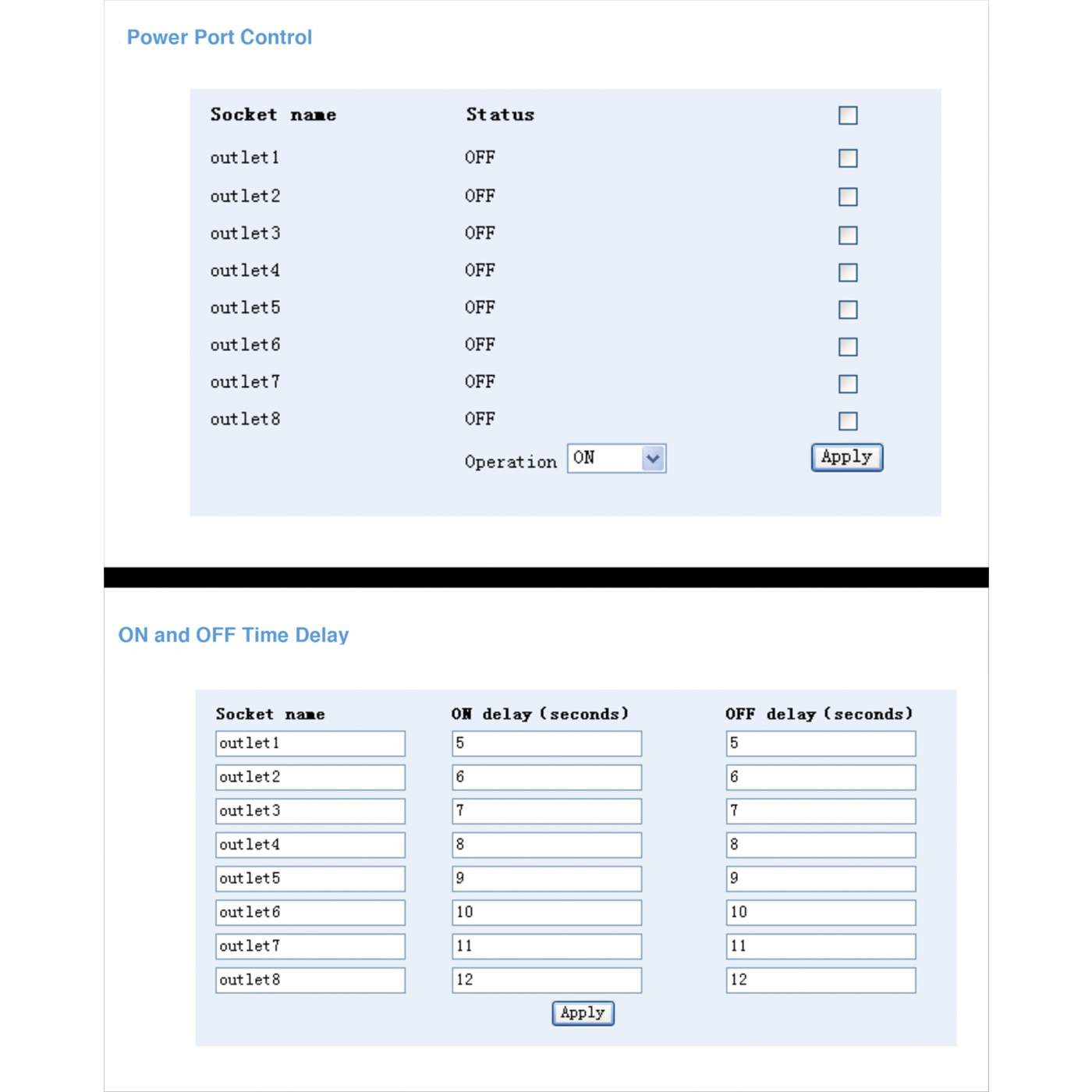 19" 8-fach IP-Steckdosenleiste / Smart PDU mit C13-Kaltgerätesteckdosen Image 9