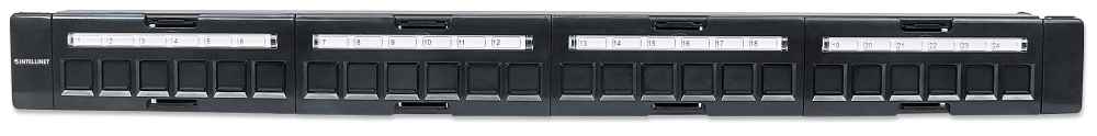 24-Port Patchpanel, unbestückt Image 3