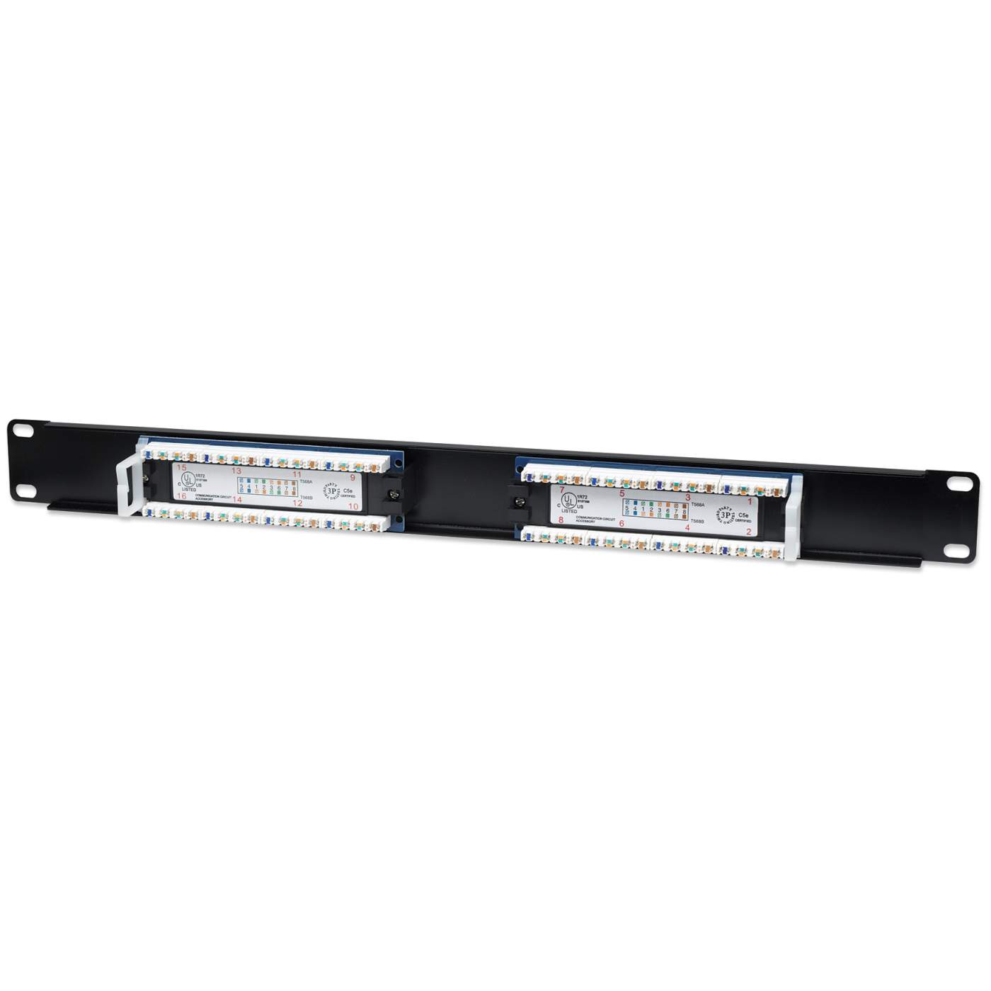 16-Port Cat5e Patchpanel Image 3