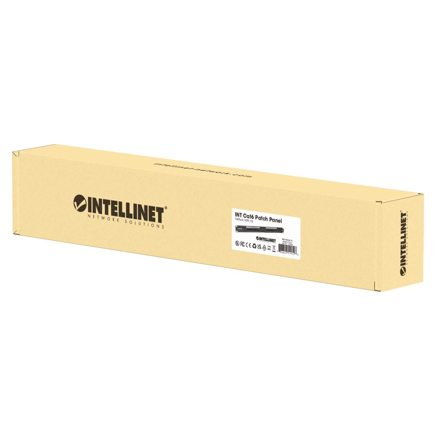 16-Port Cat6 Patchpanel Packaging Image 2