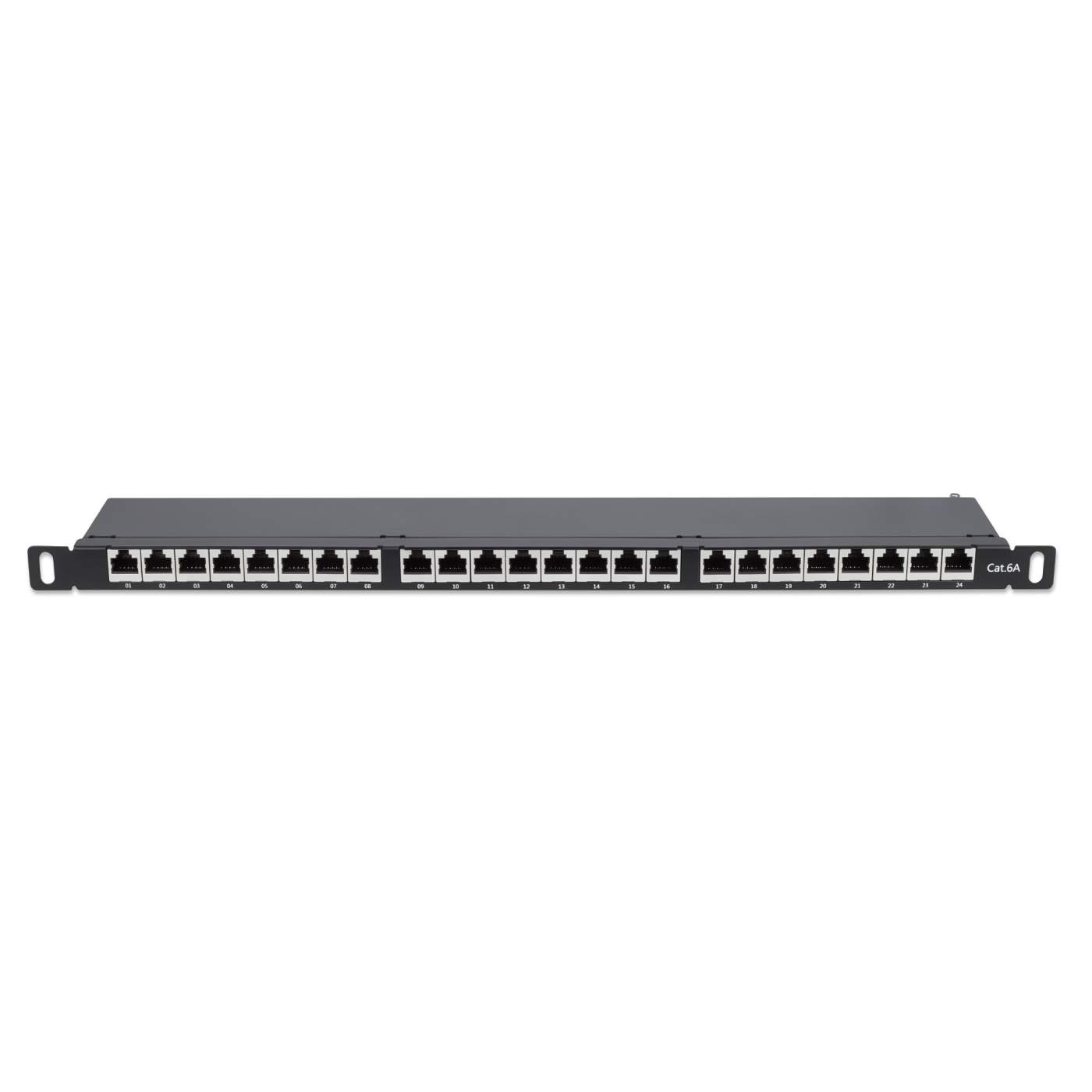 24-Port Cat6a Patchpanel, geschirmt Image 4