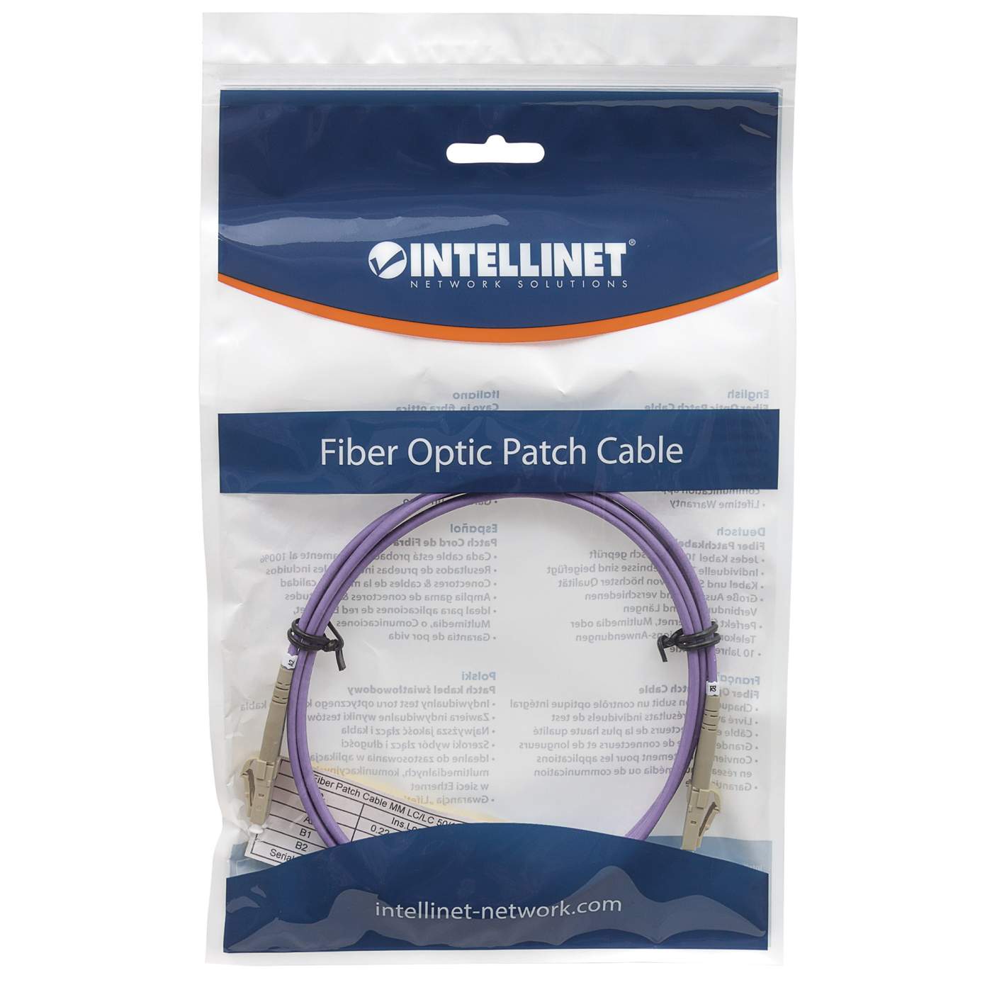 Glasfaser LWL-Anschlusskabel, Duplex, Multimode Packaging Image 2