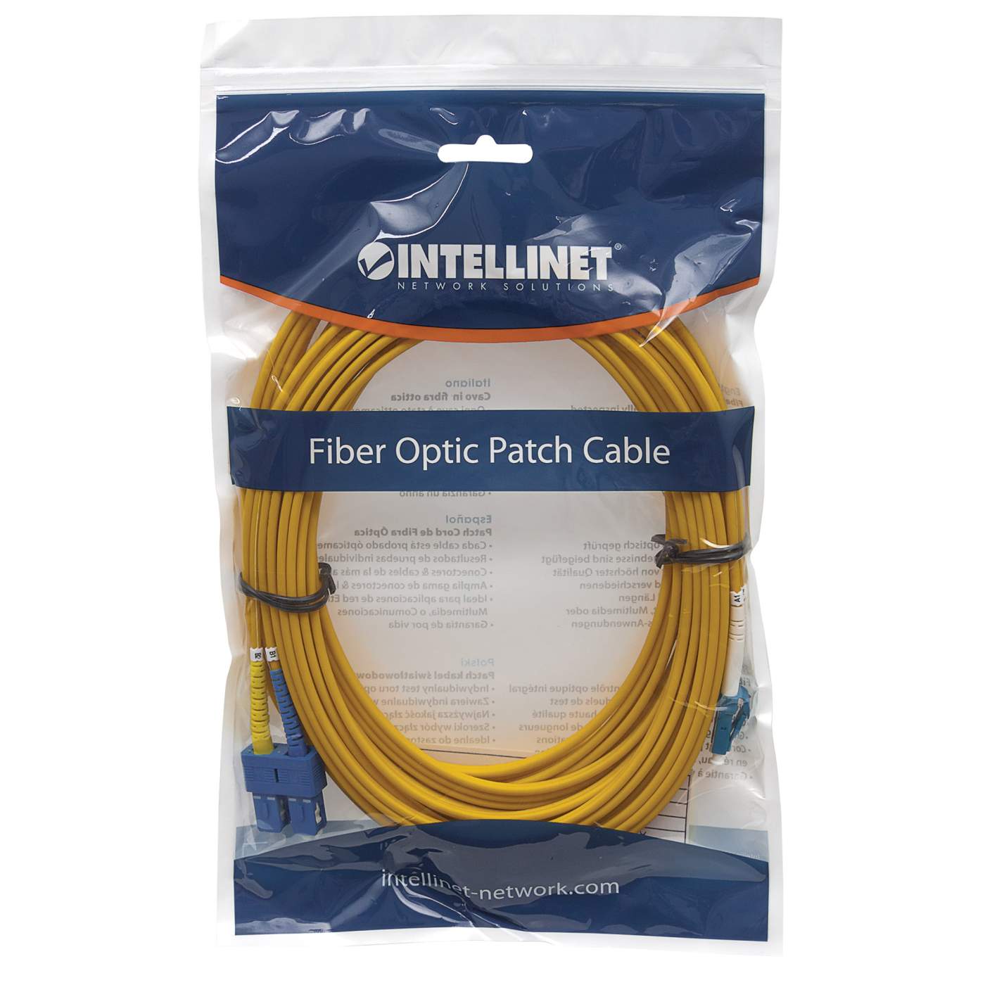 Glasfaser LWL-Anschlusskabel, Duplex, Singlemode Packaging Image 2