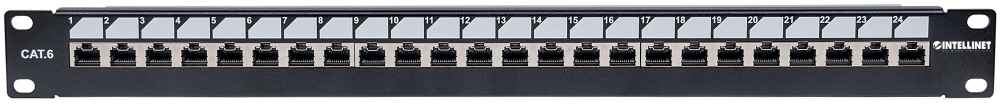 Abschließbares 24-Port Cat6 Patchpanel, geschirmt Image 3