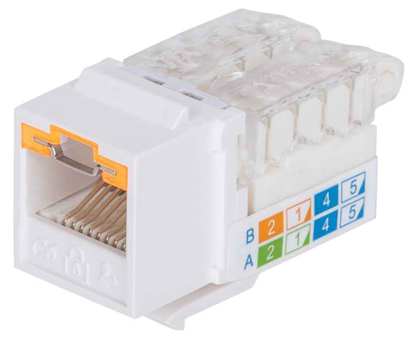 Abschließbare Cat6 Modularbuchse, ungeschirmt Image 1
