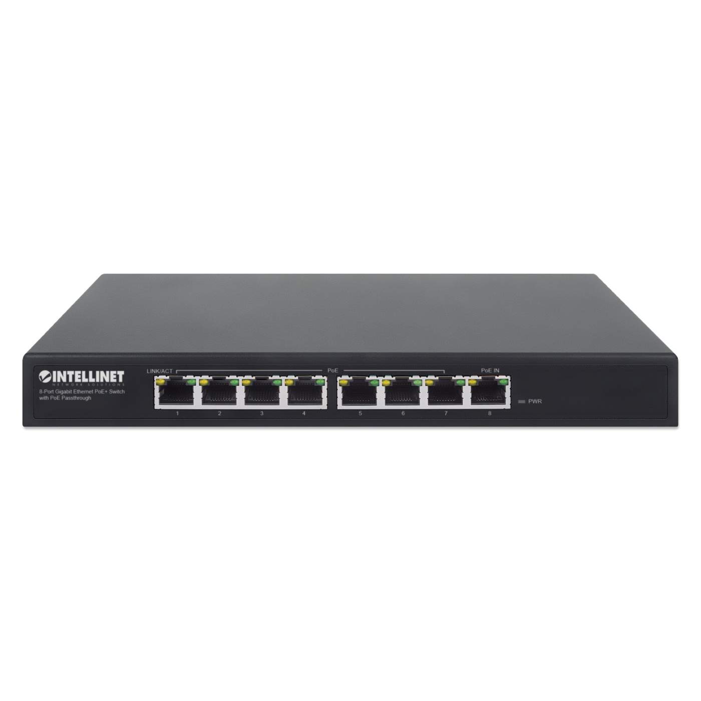 PoE-Powered 8-Port PoE+ Gigabit Switch mit PoE-Passthrough Image 4