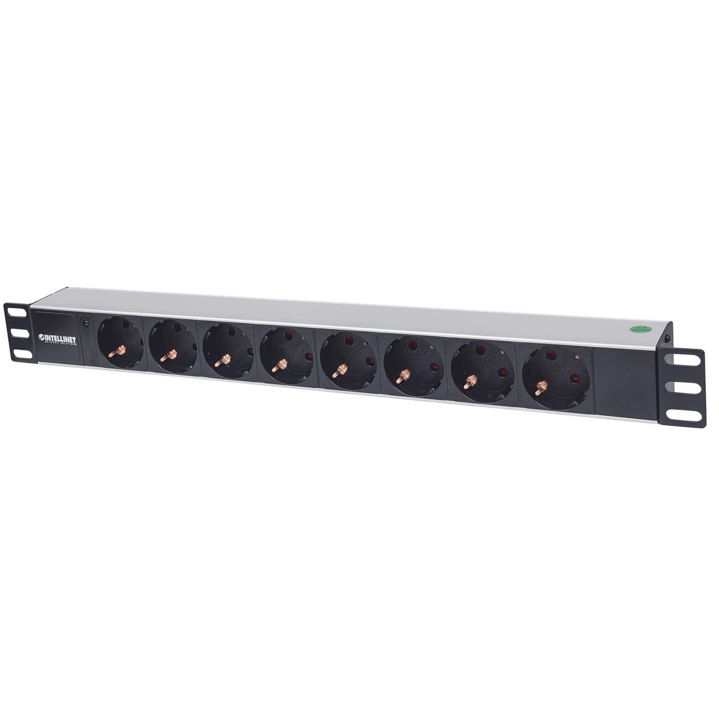 19" 8-fach Steckdosenleiste, Schutzkontakt Image 1