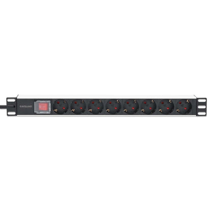 19" 8-fach Steckdosenleiste / PDU, Schutzkontakt, 1 HE Image 4