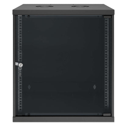 19" Netzwerk-Wandverteiler, Basic Line, 12 HE, 400 mm Tiefe, schwarz Image 3