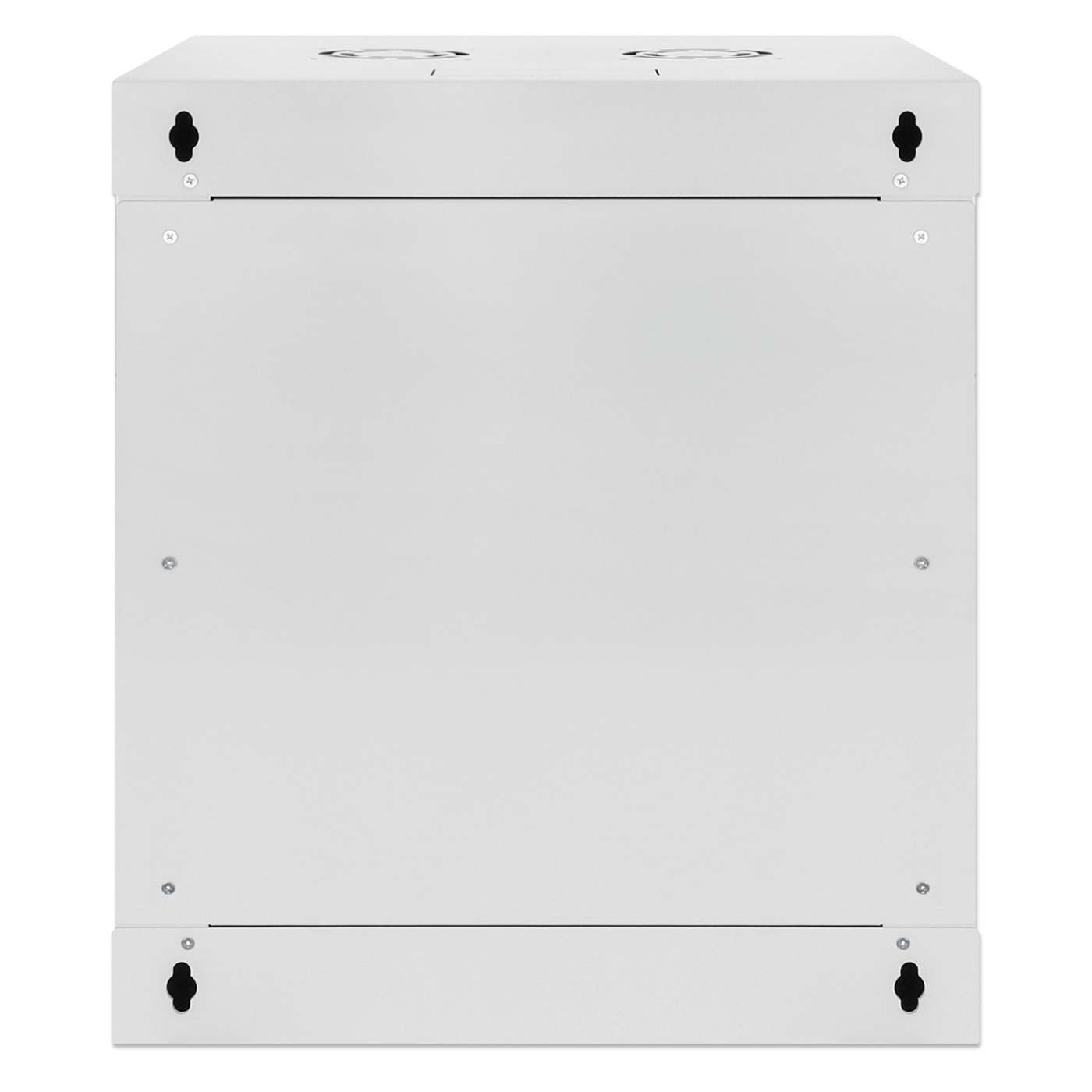 19" Netzwerk-Wandverteiler, Basic Line, 12 HE, 400 mm Tiefe, grau Image 6
