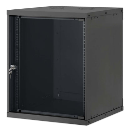 19" Netzwerk-Wandverteiler, Basic Line, 12 HE, 560 mm Tiefe, schwarz Image 1