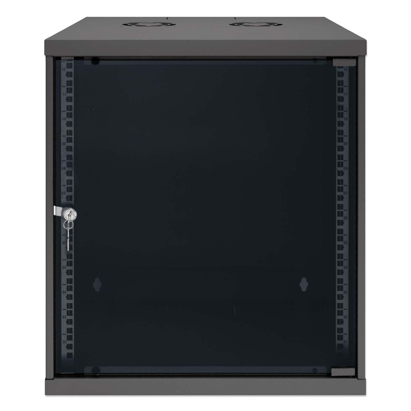 19" Netzwerk-Wandverteiler, Basic Line, 12 HE, 560 mm Tiefe, schwarz Image 3