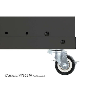 19" Netzwerk-Wandverteiler, Basic Line, 12 HE, 560 mm Tiefe, schwarz Image 8
