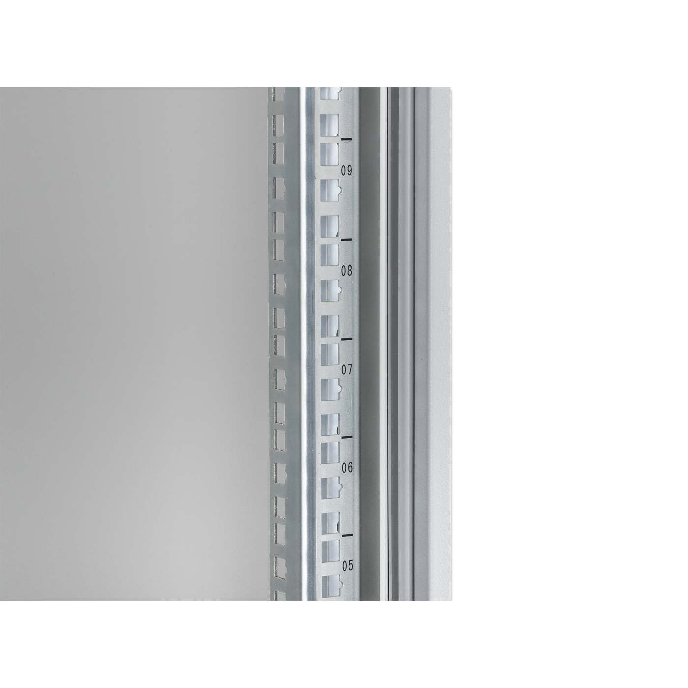19" Netzwerk-Wandverteiler, Basic Line, 20 HE, 560 mm Tiefe, grau Image 7