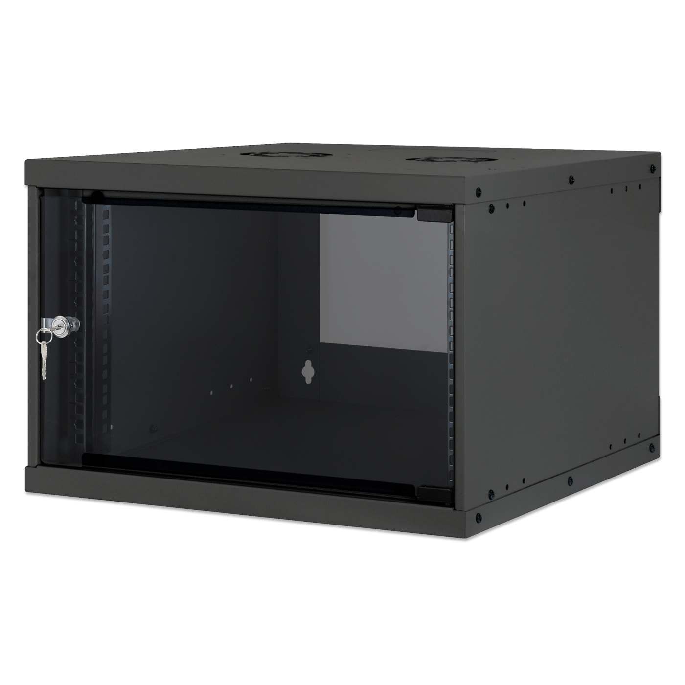 19" Wandverteiler, Basic Line, 6 HE, 353 (H) x 540 (B) x 400 (T) mm, schwarz Image 1