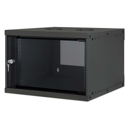 19" Wandverteiler, Basic Line, 6 HE, 353 (H) x 540 (B) x 400 (T) mm, schwarz Image 1