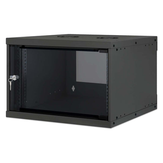 19" Wandverteiler, Basic Line, 6 HE, 353 (H) x 540 (B) x 400 (T) mm, schwarz Image 1
