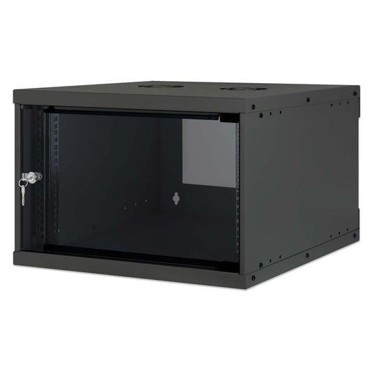 19" Wandverteiler, Basic Line, 6 HE, 353 (H) x 540 (B) x 560 (T) mm, schwarz Image 1