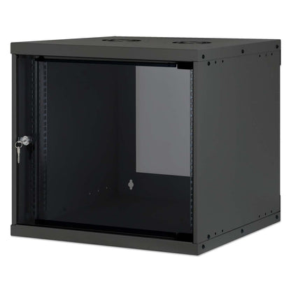 19" Wandverteiler, Basic Line, 9 HE, 487 (H) x 540 (B) x 400 (T) mm, schwarz Image 1