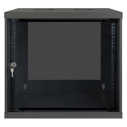 19" Wandverteiler, Basic Line, 9 HE, 487 (H) x 540 (B) x 560 (T) mm, schwarz Image 3