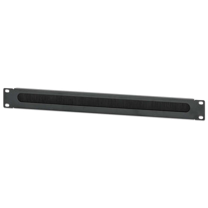 19" Kabeldurchführung, 1 HE, schwarz Image 1