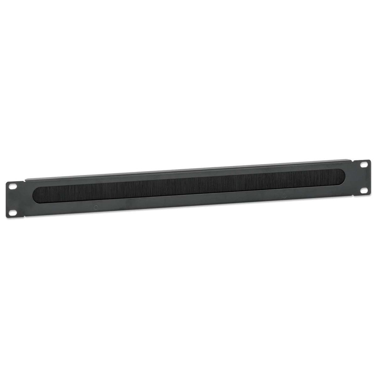 19" Kabeldurchführung, 1 HE, schwarz Image 2