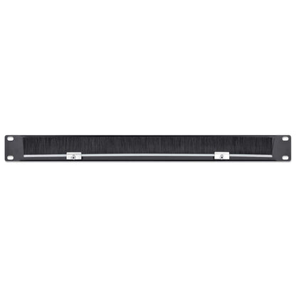 19" Kabeldurchführung, 1 HE, schwarz Image 4