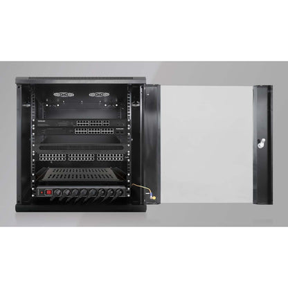 19" Kabeldurchführung, 1 HE, schwarz Image 6