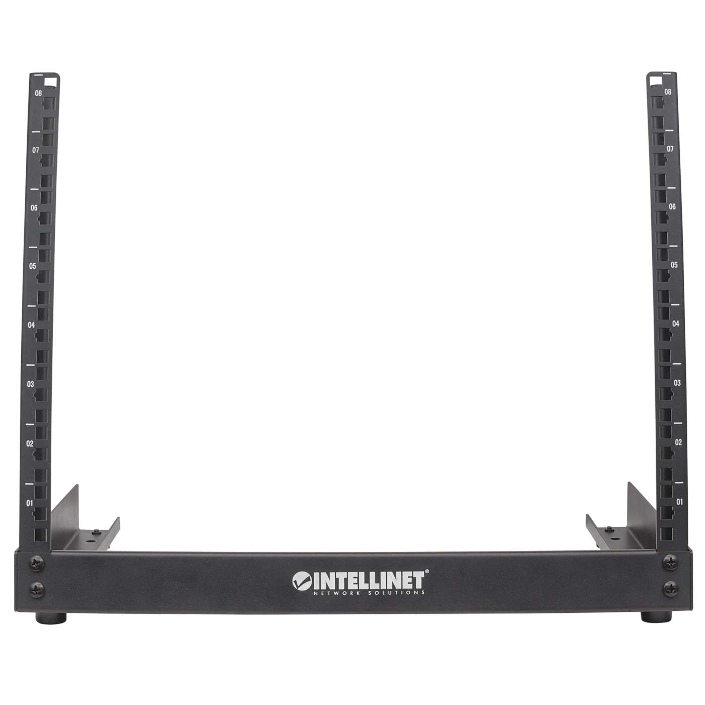 19" Netzwerk-Laborgestell, Desktop, 2 Tragschienen, 8 HE Image 3