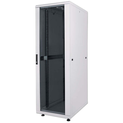 19" Netzwerkschrank, 32 HE, 1588 (H) x 800 (B) x 800 (T) mm, grau Image 1