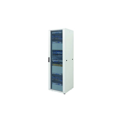 19" Netzwerkschrank, Standard Line, 42 HE, 800 (T) x 800 (B) mm, grau Image 1