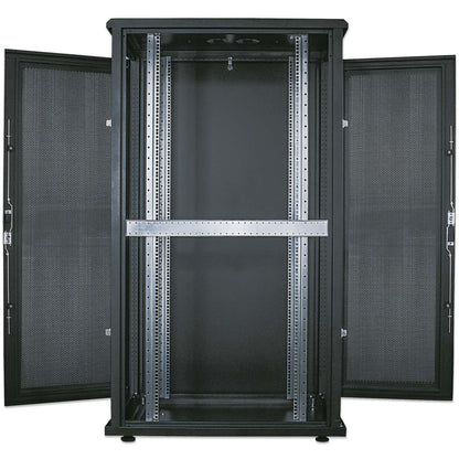 19" Serverschrank, 26 HE, 1322 (H) x 600 (B) x 1000 (T) mm, schwarz Image 8