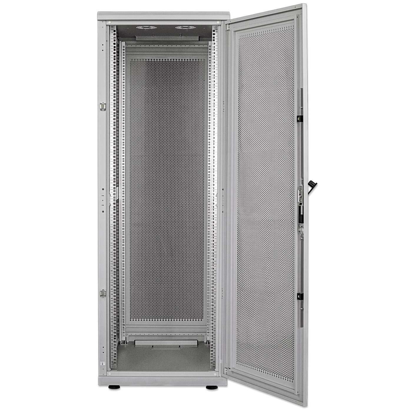 19" Serverschrank, 42 HE, 2033 (H) x 800 (B) x 1000 (T) mm, grau Image 5