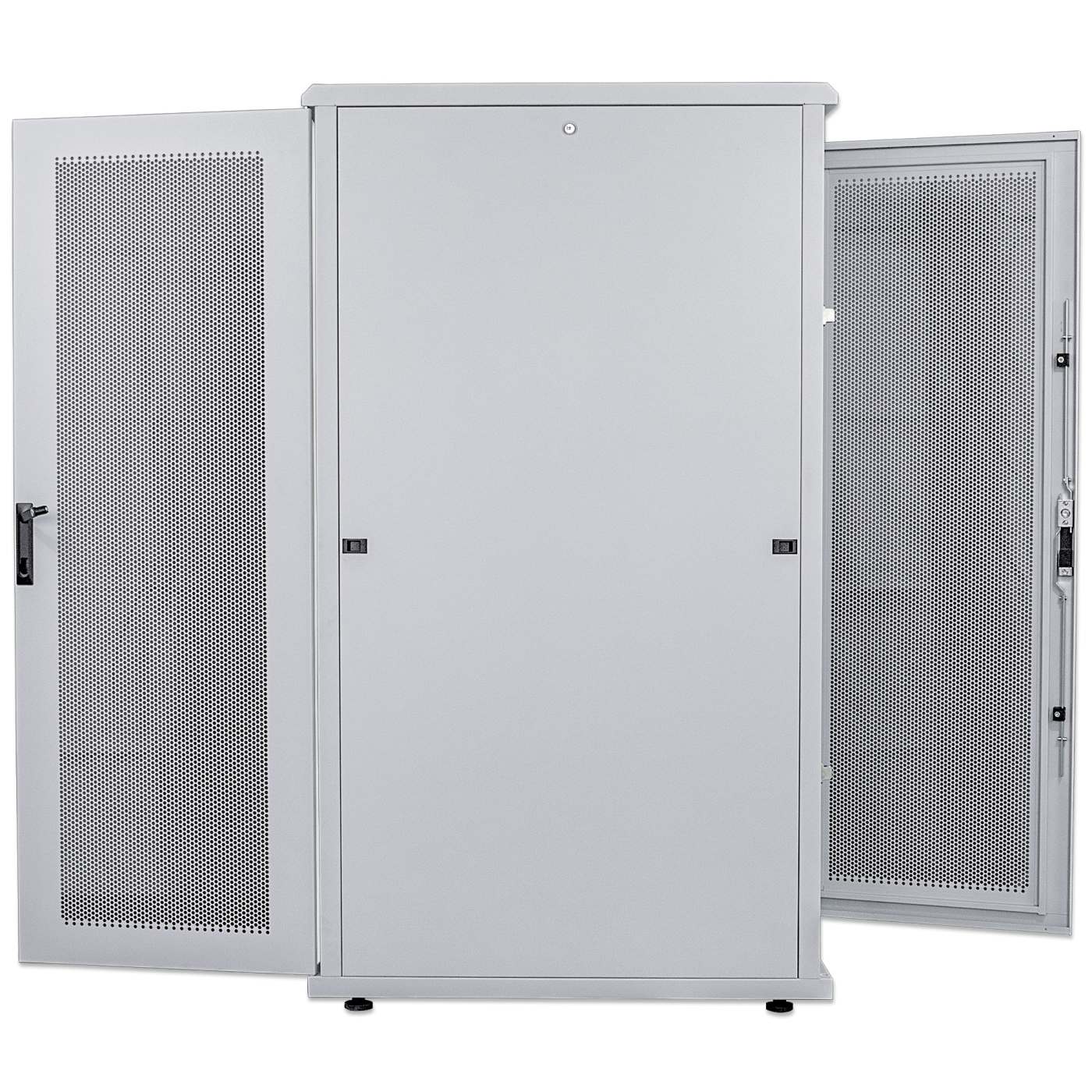 19" Serverschrank, 42 HE, 2033 (H) x 800 (B) x 1000 (T) mm, grau Image 9