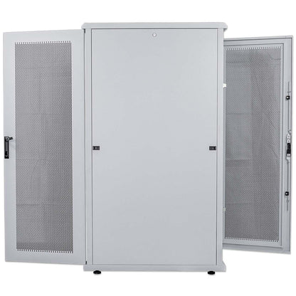 19" Serverschrank, 42 HE, 2033 (H) x 800 (B) x 1000 (T) mm, grau Image 9