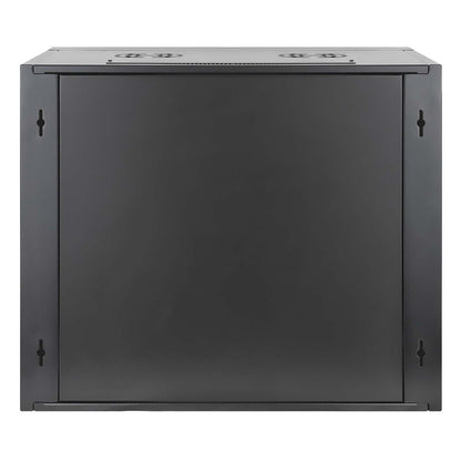 19" Netzwerk-Wandverteiler, werkzeuglose Montage, 9 HE, 450 mm Tiefe, schwarz Image 6