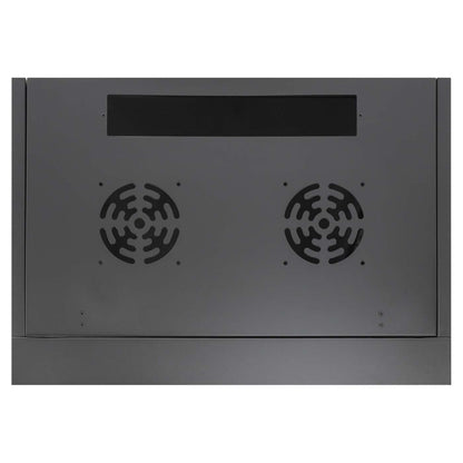 19" Netzwerk-Wandverteiler, werkzeuglose Montage, 9 HE, 450 mm Tiefe, schwarz Image 9