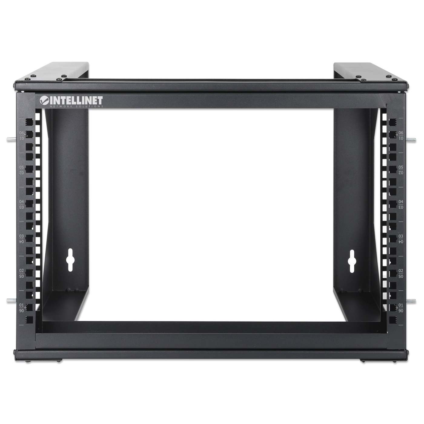 19" Laborgestell zur Wandmontage, 2 Tragschienen, 6 HE Image 3