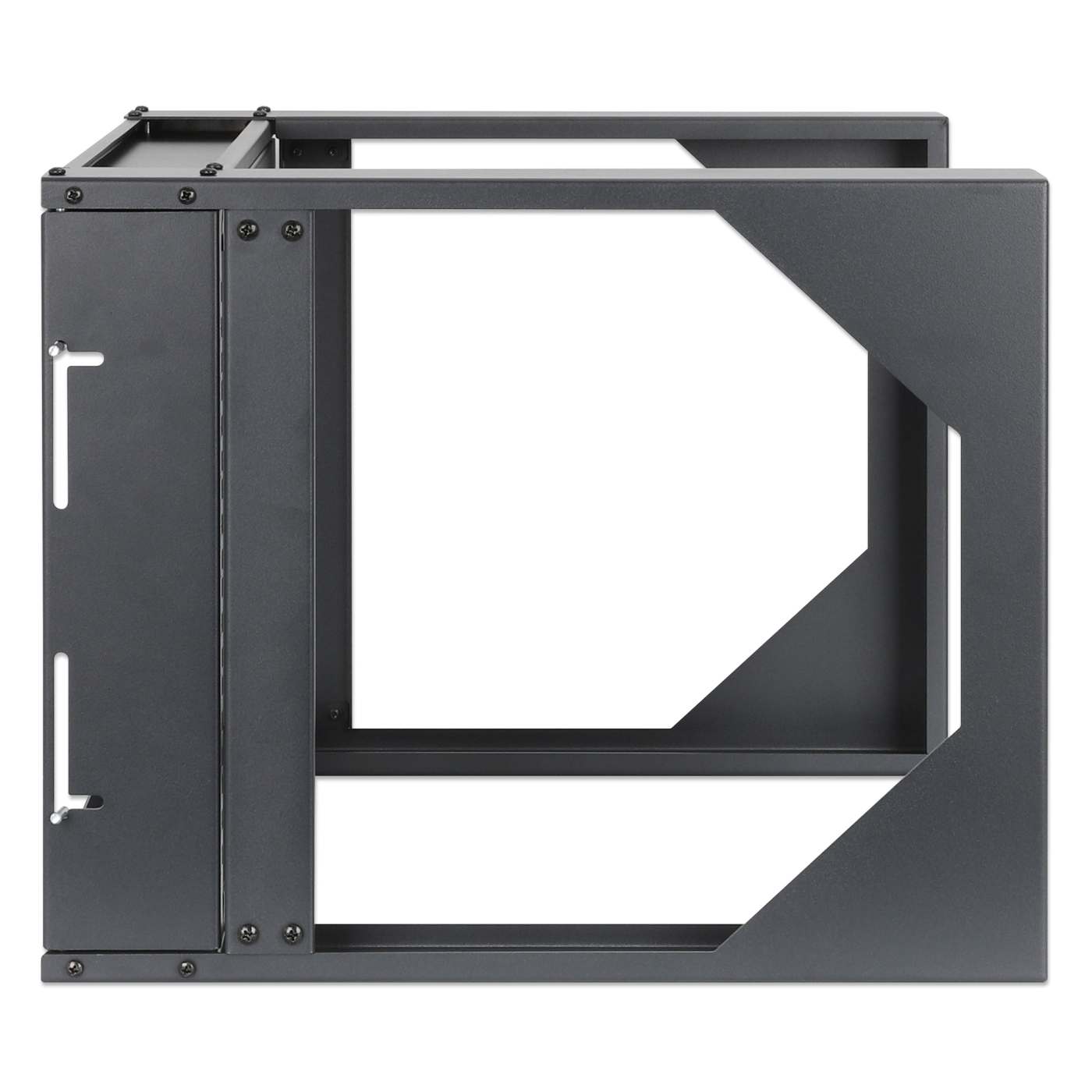19" Laborgestell zur Wandmontage, 2 Tragschienen, 6 HE Image 4