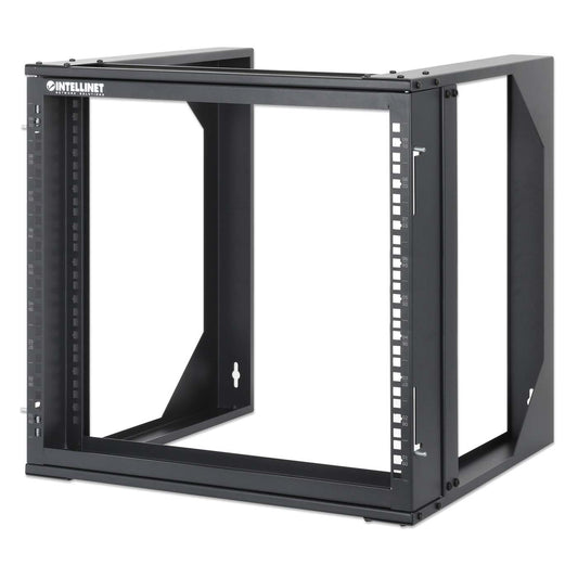 19" Laborgestell zur Wandmontage, 2 Tragschienen, 9 HE Image 1