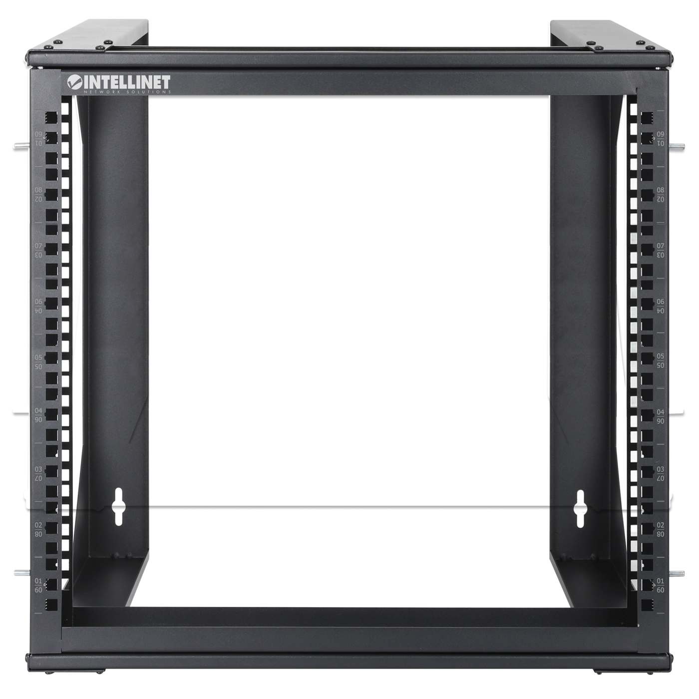 19" Laborgestell zur Wandmontage, 2 Tragschienen, 9 HE Image 3