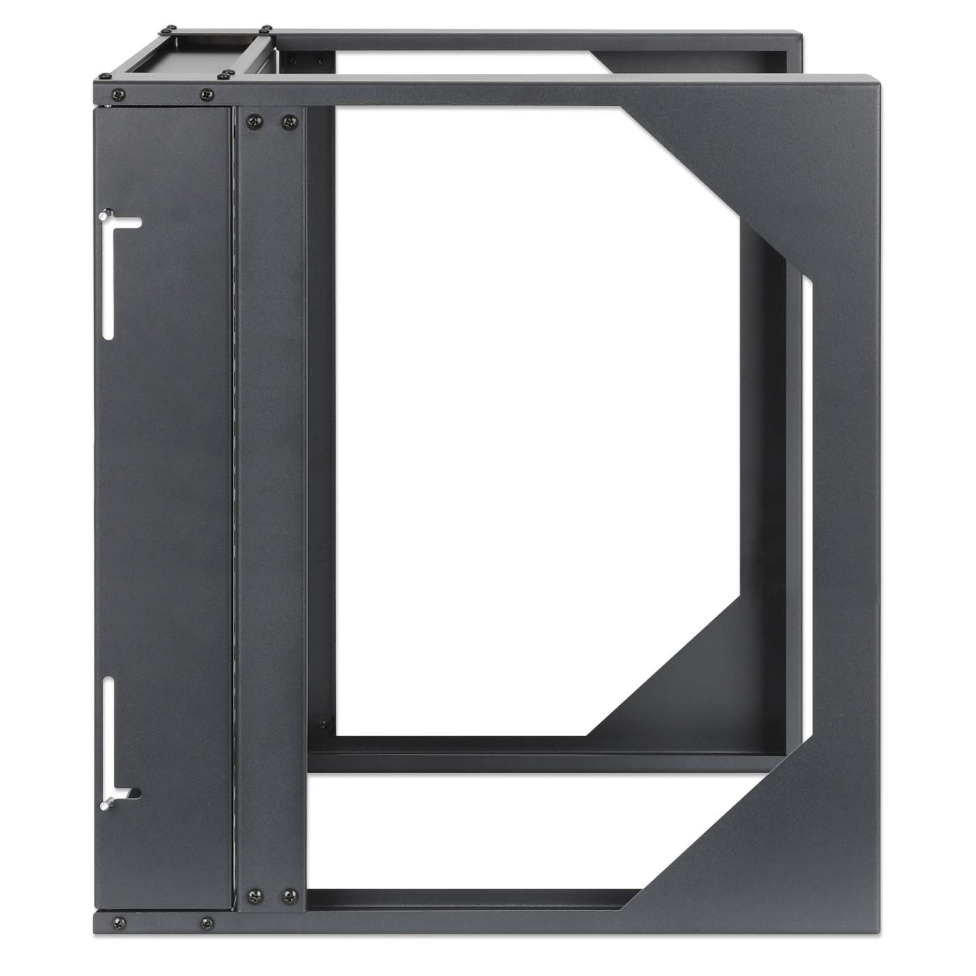 19" Laborgestell zur Wandmontage, 2 Tragschienen, 9 HE Image 4
