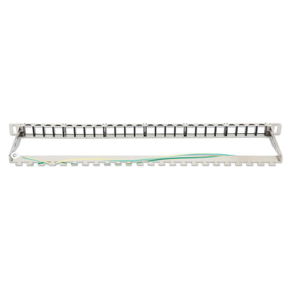 24-Port Patchpanel, geschirmt und unbestückt, 0,5 HE Image 5