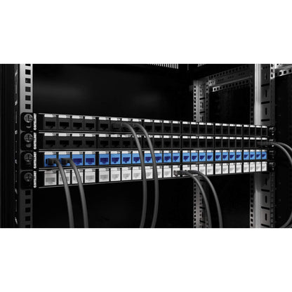 24-Port Patchpanel, geschirmt und unbestückt, 0,5 HE Image 7