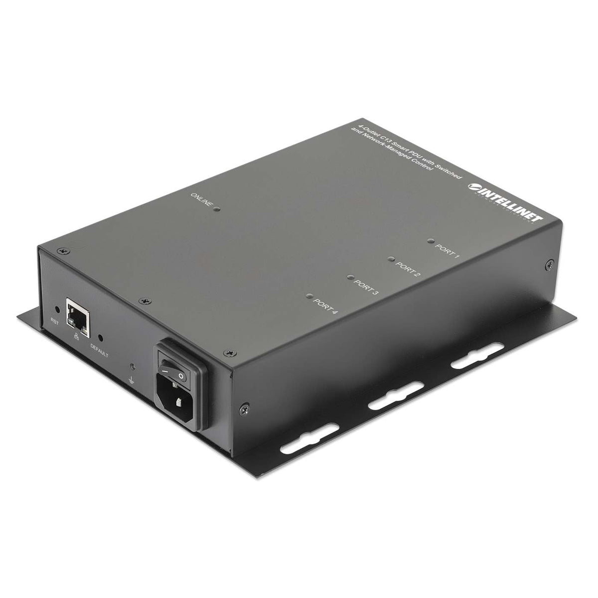 4-fach C13 Smart PDU mit schaltbaren Steckdosen und Netzwerk-Management Image 1