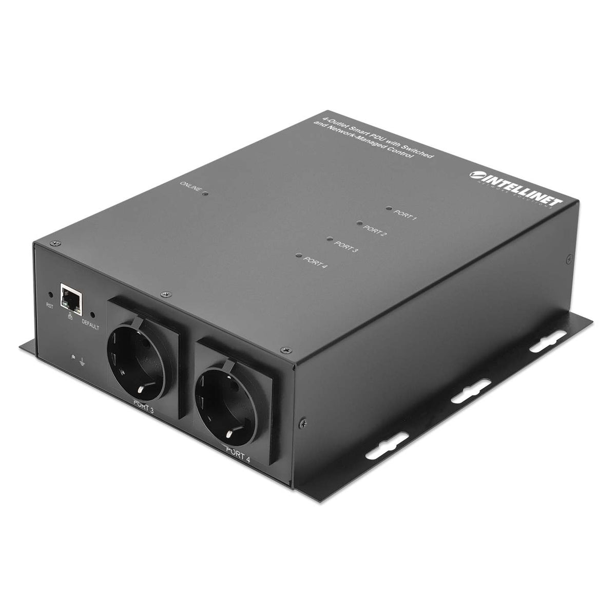 4-fach Smart PDU mit schaltbaren Steckdosen und Netzwerk-Management Image 1